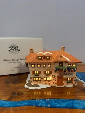 Dept 56 Gasthof Eisl #6540-4 Alpine Village Series with Box No Light Cord